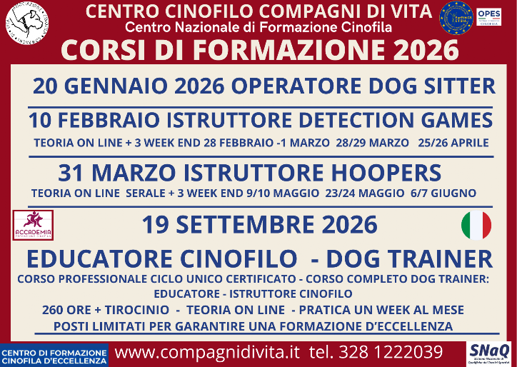 corso educatore cinofilo 
