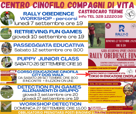 corso educatore cinofilo 